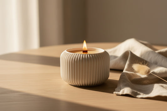 Vela aromática de vainilla